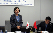 Chancellor Mizuta and President Su