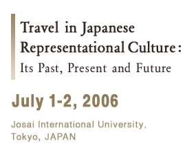 Travel in Japanese Representational Culture:
Its Past, Present and Future