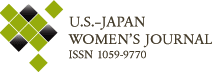 U.S.-JAPAN WOMEN'S JOURNAL ISSN 1059-9770