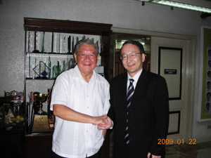 Meeting with Mr. Feliciano R Belmonte, Jr., Mayor of Quezon City