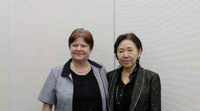 President Lebrun and Chancellor Mizuta