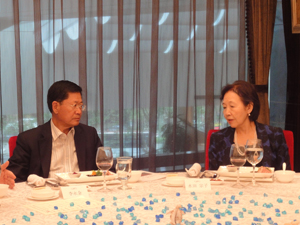大連市人民対外友好協会 李永金会長と