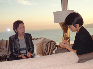 Busan Daily interviews the Chancellor