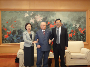 With Advisor Murai and Mayor Li