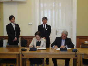 Signing of Exchange Agreement