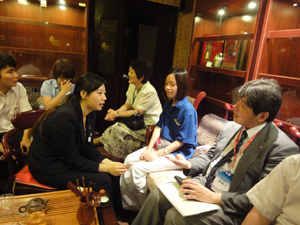 Josai students at the Tianjin Alumni’s meeting