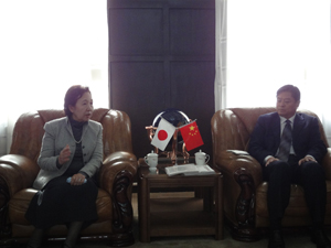 Meeting with CMU President Zhao Qun