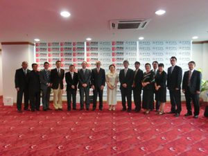 A photo with meeting participants