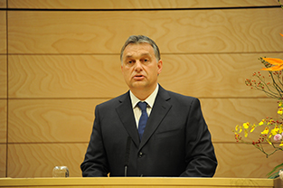 Prime Minister Orbán delivers his lecture