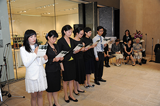 Poetry readings from JIU Faculty of Media Studies and Japan-China Joint Doctoral Program (Dalian University of Foreign Languages, Tianjin Foreign Studies University, etc.) students
