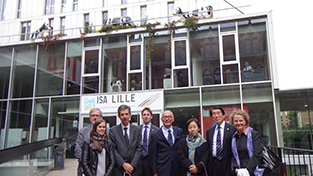 In front of Lille’s ISA Center