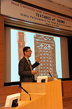 Dr. Wang gives his presentation