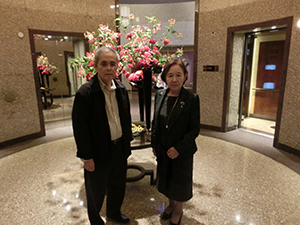 Chancellor Mizuta and Mr. Yang Mu