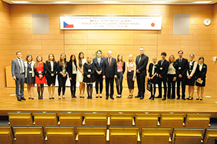 With students and staff members from Central Europe