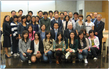 Students and professors of Communication University of China