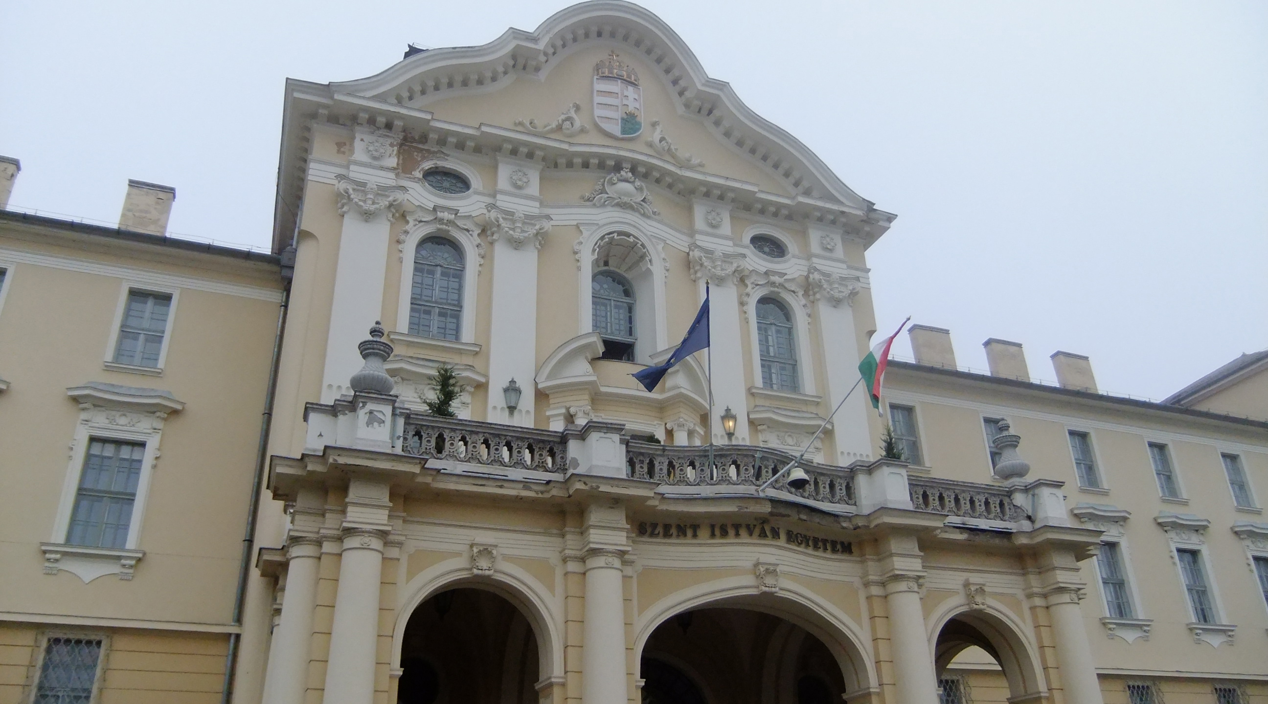 The entrance to the campus