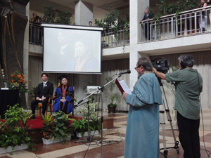 Dean Villanyi Gives His Congratulatory Speech