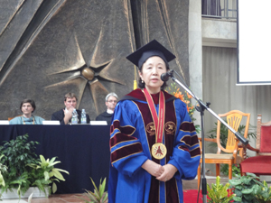 Chancellor Mizuta’s Acceptance Speech