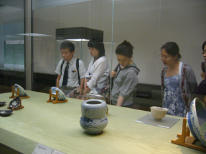 東京国立博物館での見学"