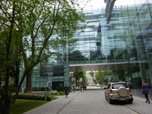 The campus of Warsaw University of Technology