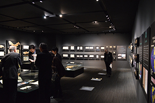 Display inside the Oishi fossils Gallery