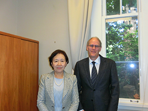 Provost Farrar and Chancellor Mizuta