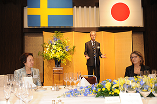 Ambassador Robach during his speech