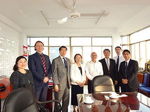 With Principal of the Dong Du Japanese Language School