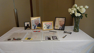 Memorial corner for Takashi Murai