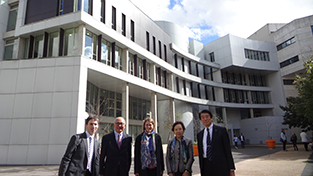 In front of the International Center of the Université Paris-Est Créteil