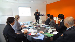 Meeting with members from the Université de Bourgogne